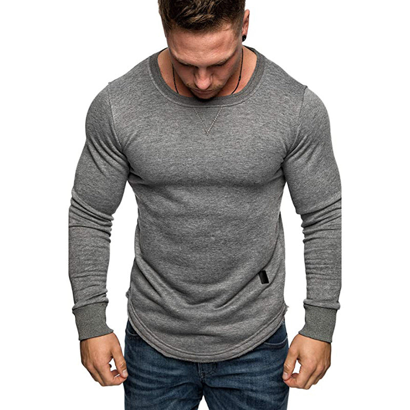 Herrenmode Langarm Crewneck Shirt Stilla