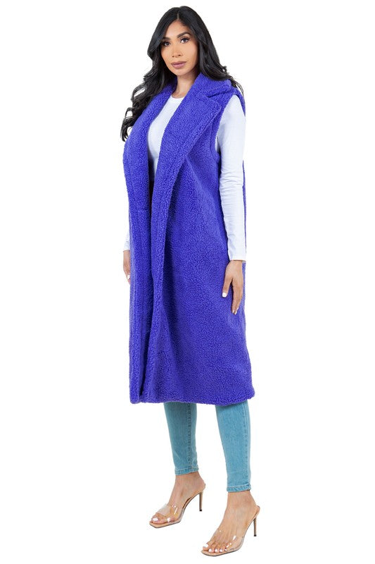 Stilla | Teddy Fleece Vest Jakke