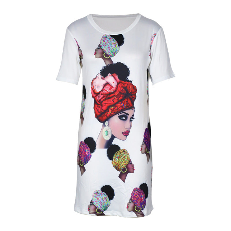 Dame Mode T-shirt med kreative trykdesigns Stilla