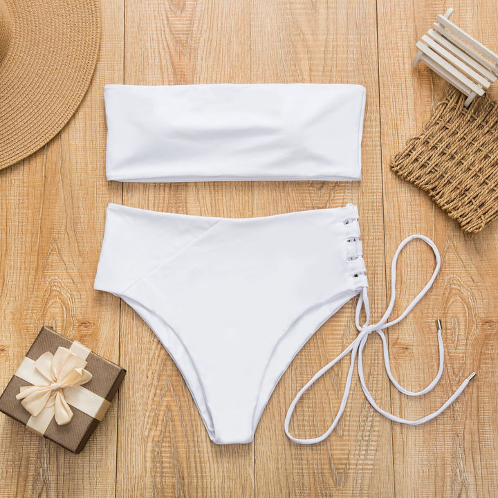 Dame Bandeau-Bikini-Sæt Stilla