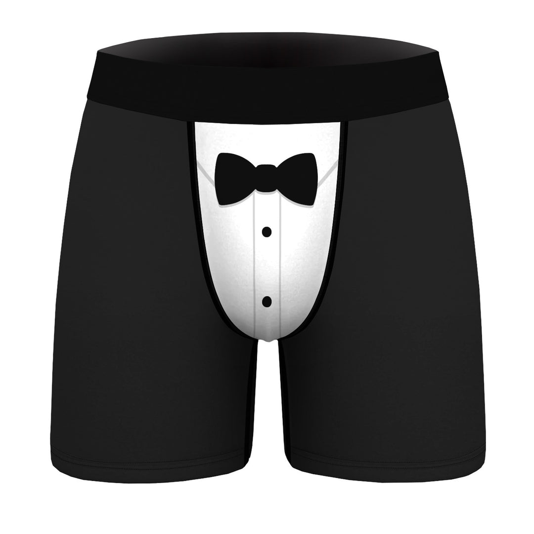 Herre undertøj med humoristisk smokingdesign Stilla