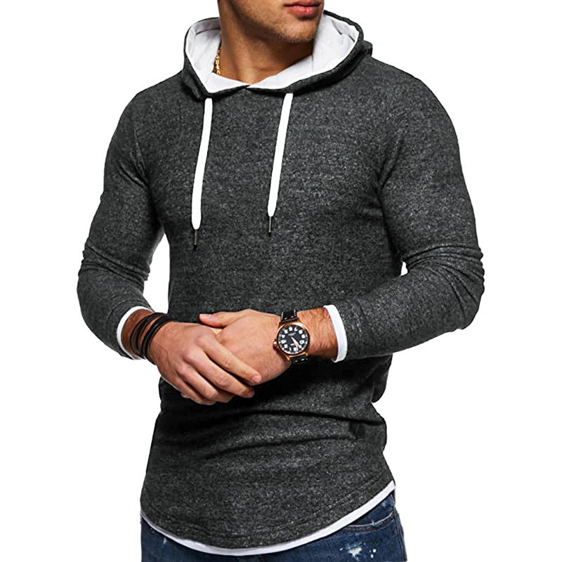 Herrer Casual Lagdelt Hoodie Sweatshirt Stilla