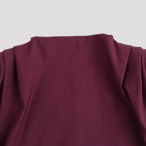 Stilla | Asymmetrisk Draperet Ærmeløs Bluse