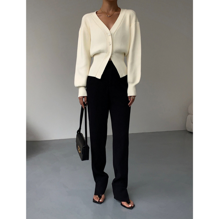 Stilla | Dame V-udskæring Cardigan
