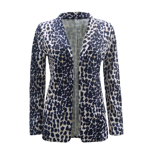 Kvindernes blazer med stilfuldt slange mønster og elegant snit