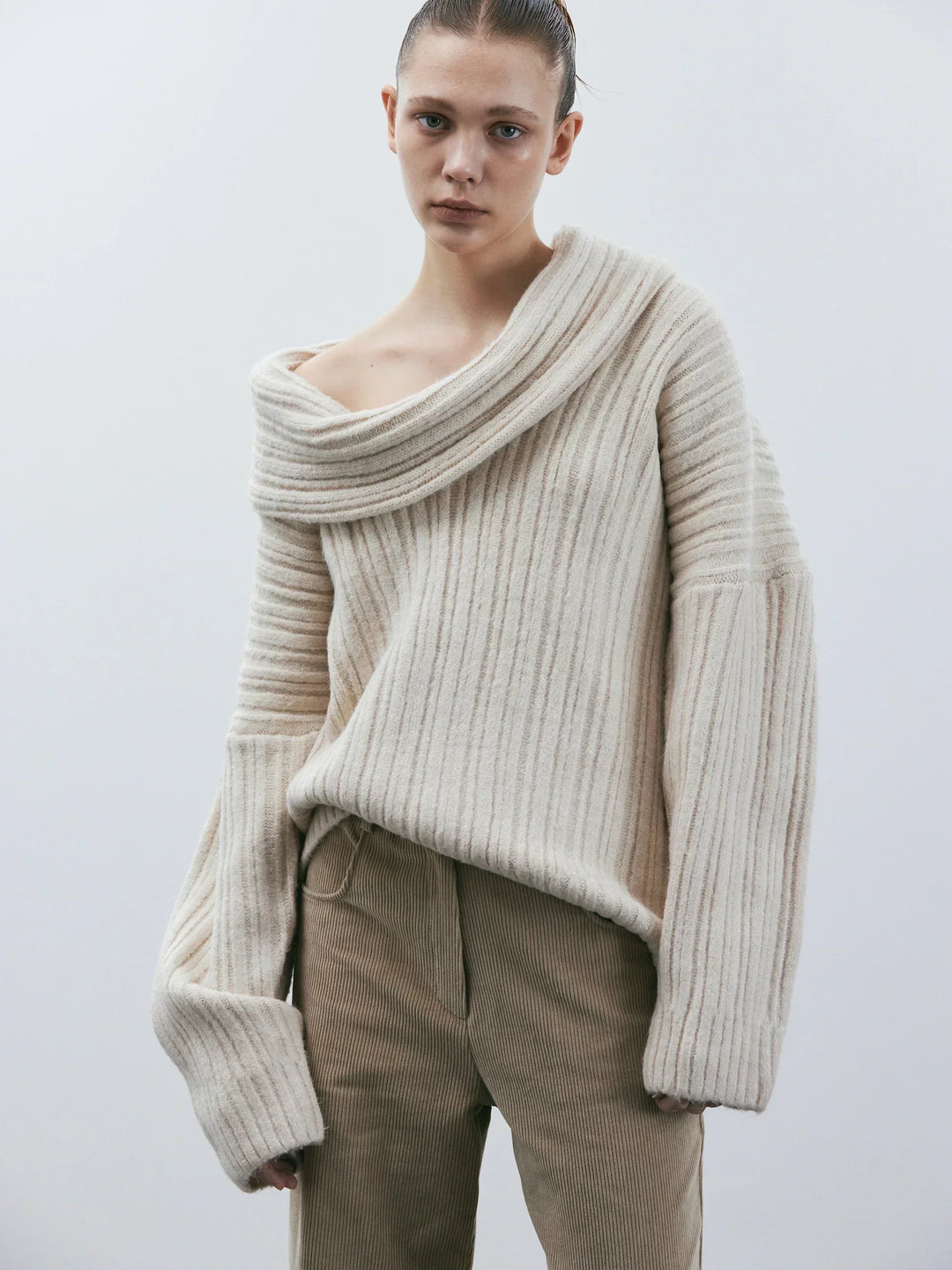 Stilla | Groft strik Oversize Pullover Damer