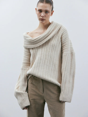 Stilla | Groft strik Oversize Pullover Damer