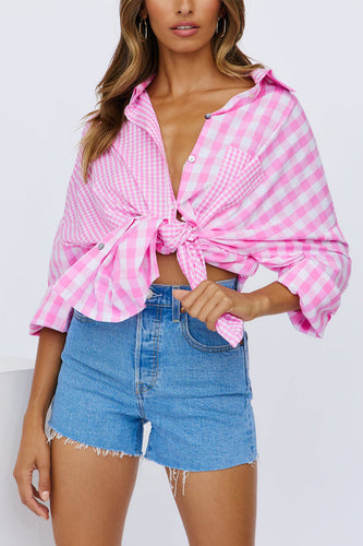 Stilla | One Split Wonder Plaid Knap Skjorte