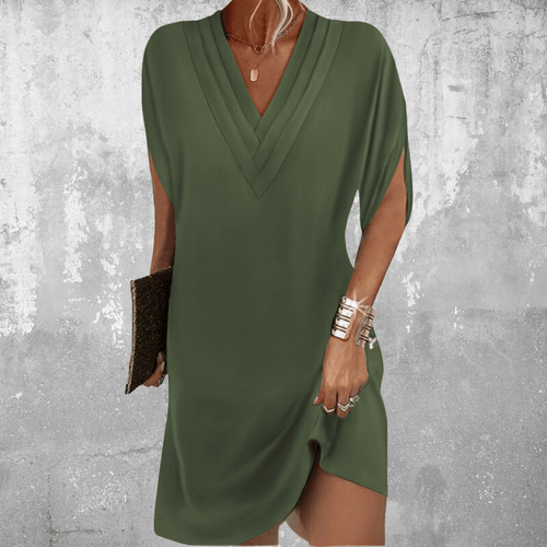 Stilla | Sofistikeret Mave Dækkende Kjole