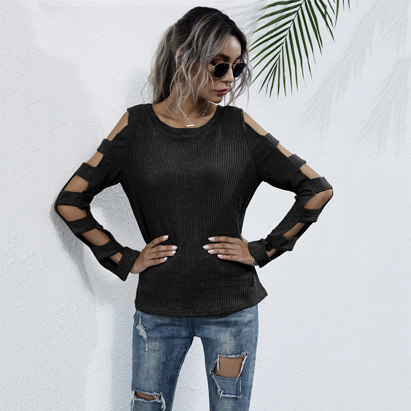 Femme Udsnit ærmeløs rib-top Stilla