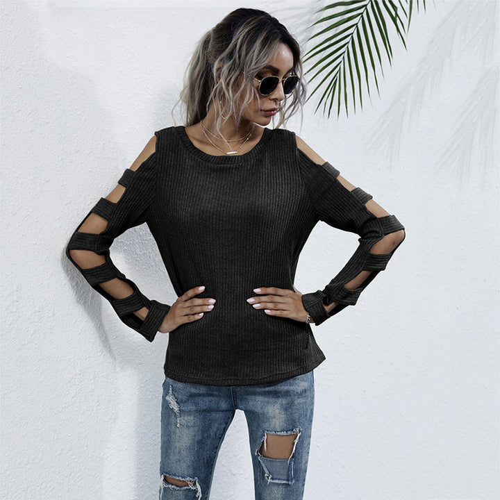 Femme Udsnit ærmeløs rib-top Stilla