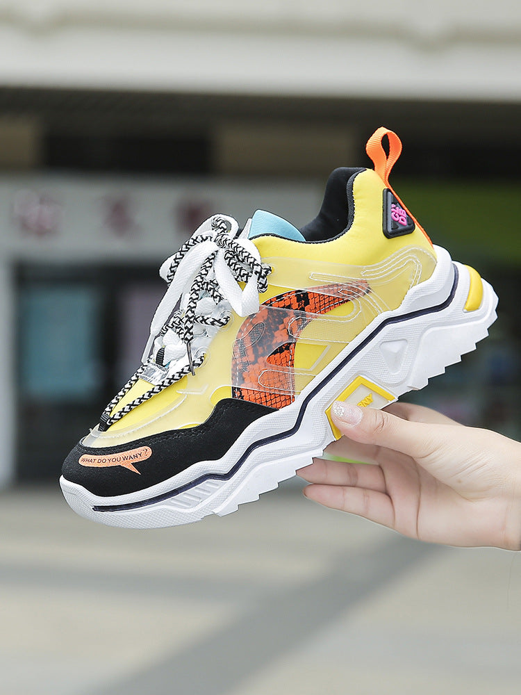 Dame Sporty Sneakers med futuristisk design og innovativt lagmateriale Stilla