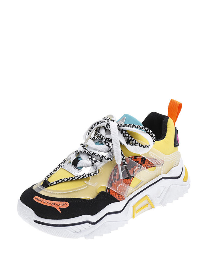Dame Sporty Sneakers med futuristisk design og innovativt lagmateriale Stilla