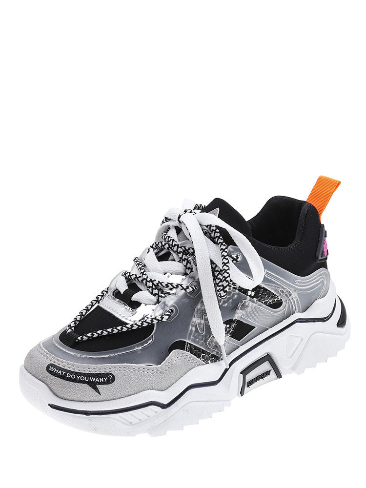 Dame Sporty Sneakers med futuristisk design og innovativt lagmateriale Stilla
