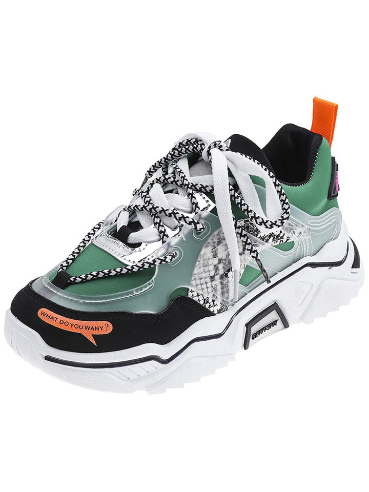 Dame Sporty Sneakers med futuristisk design og innovativt lagmateriale Stilla