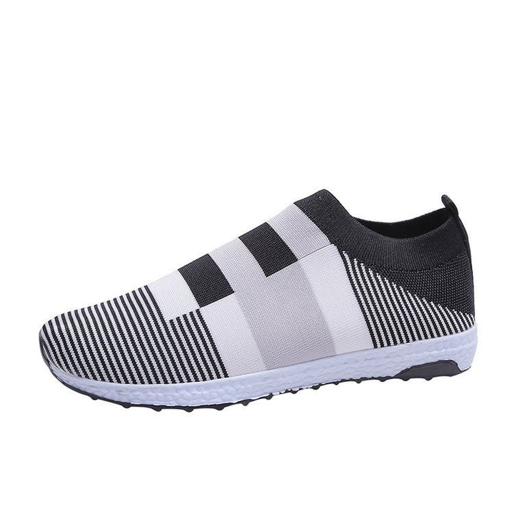 Dame Åndbare Slip-On Sneakers med Stretch-Overdel og skridsikker Såle Stilla