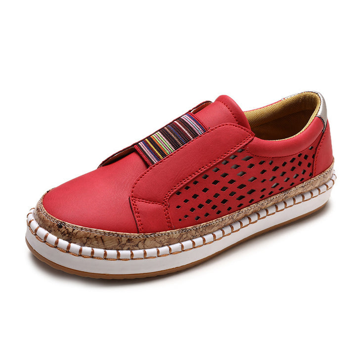 Dame Slip-On Sneakers med åndbart overmateriale og skridsikker sål Stilla