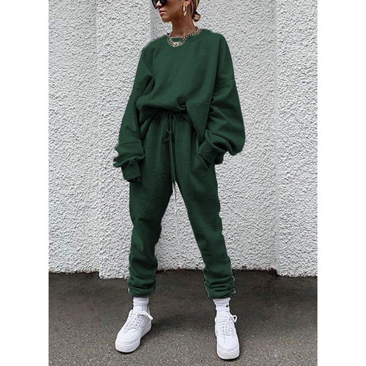 Dame Sporty Sweater- og Joggingbukser-Sæt Stilla