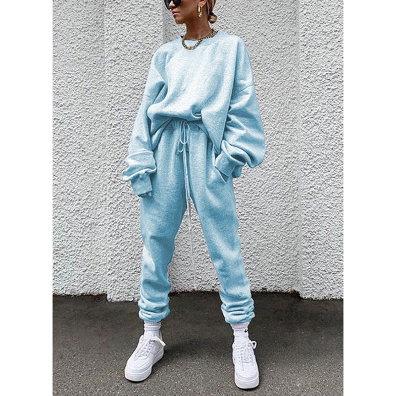 Dame Sporty Sweater- og Joggingbukser-Sæt Stilla