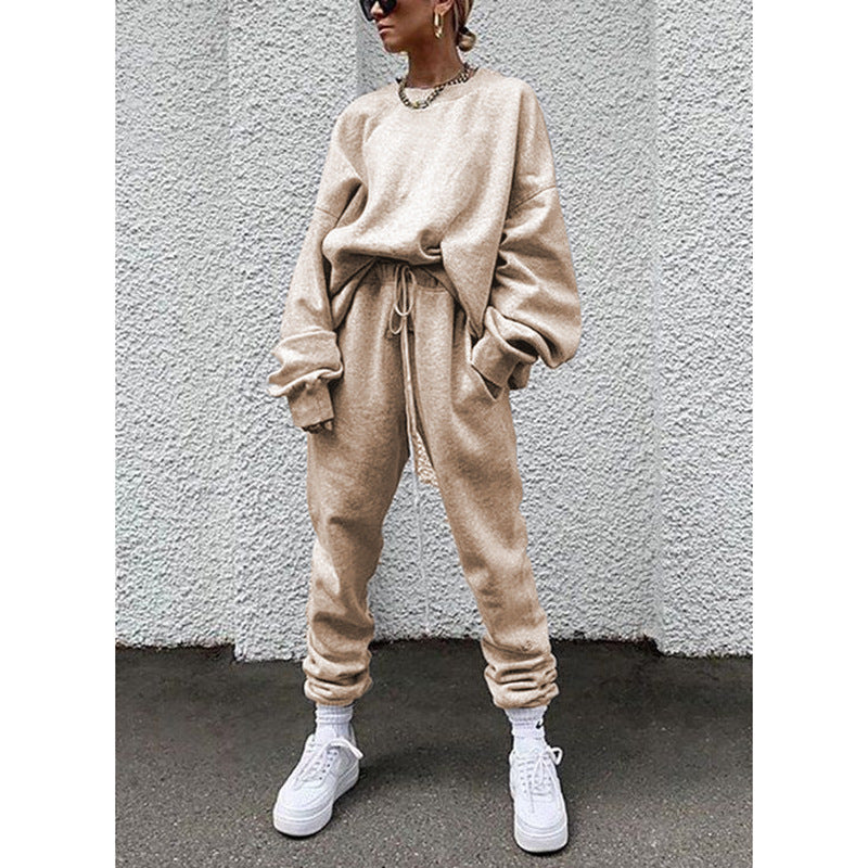 Dame Sporty Sweater- og Joggingbukser-Sæt Stilla
