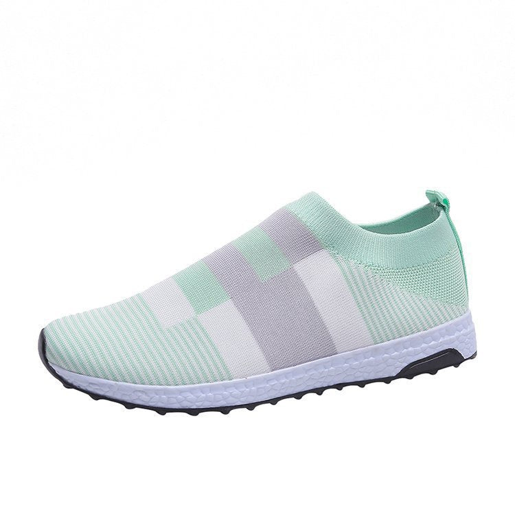 Dame Åndbare Slip-On Sneakers med Stretch-Overdel og skridsikker Såle Stilla
