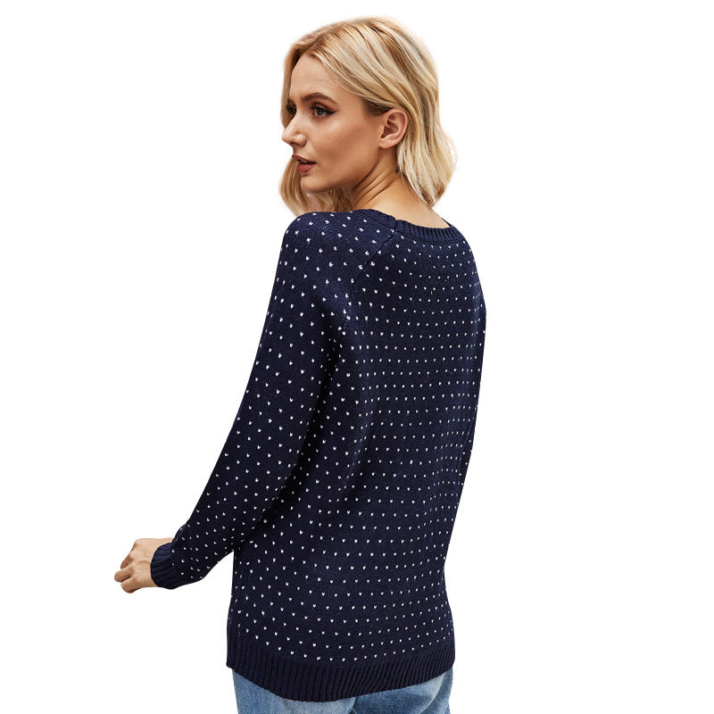 Dame jule-sweater med snemandsmotiv Stilla
