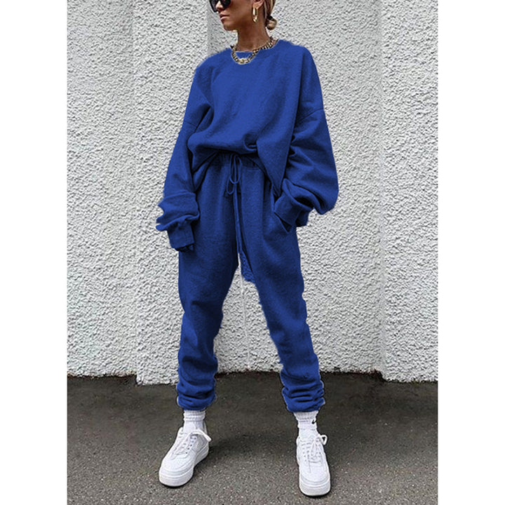 Dame Sporty Sweater- og Joggingbukser-Sæt Stilla