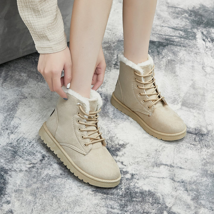 Dame foret vinterstøvler med skridsikre såler og moderigtigt design Stilla