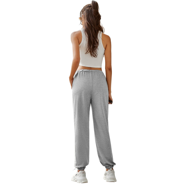 Damer komfortable joggingbukser med sidelister og elastisk talje Stilla