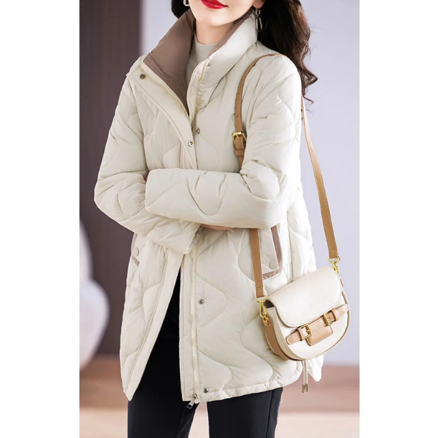 Stilla | Elegant quilted jakke med ståkrave til et smart look Ideel til efterår/vinter