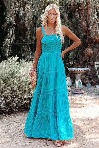 Stilla | Lange Plisseret Boho Swing Kjole