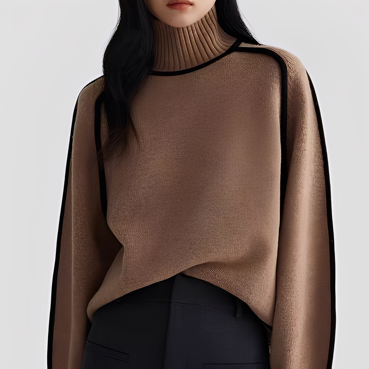 Stilla | Elegant, Afslappet Dame-Rullekravepullover