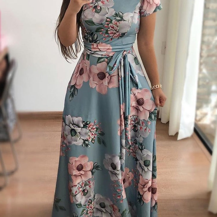 Dame Floral Tryk Maxikjole Stilla