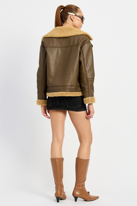 Stilla | Motorcykeljakke i shearling
