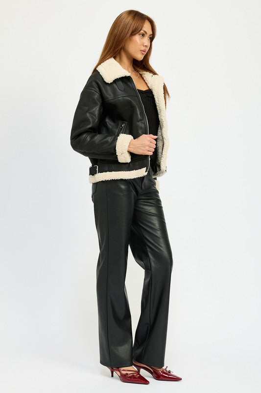 Stilla | Motorcykeljakke i shearling