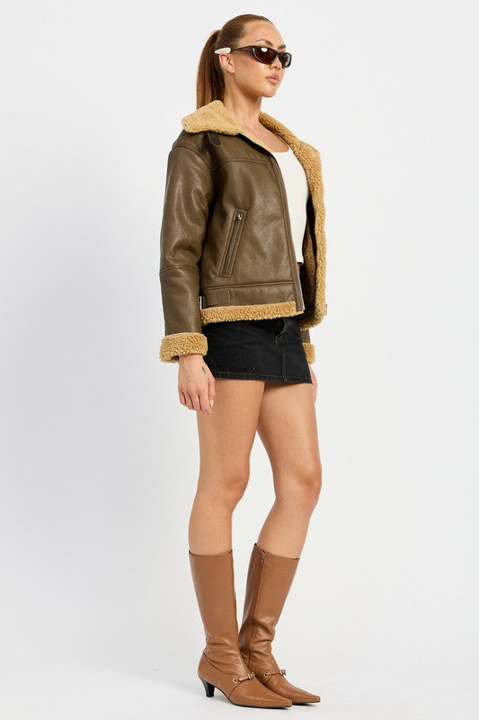 Stilla | Motorcykeljakke i shearling