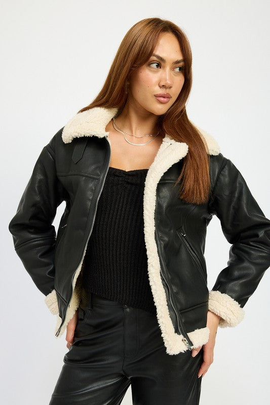 Stilla | Motorcykeljakke i shearling