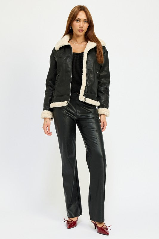 Stilla | Motorcykeljakke i shearling