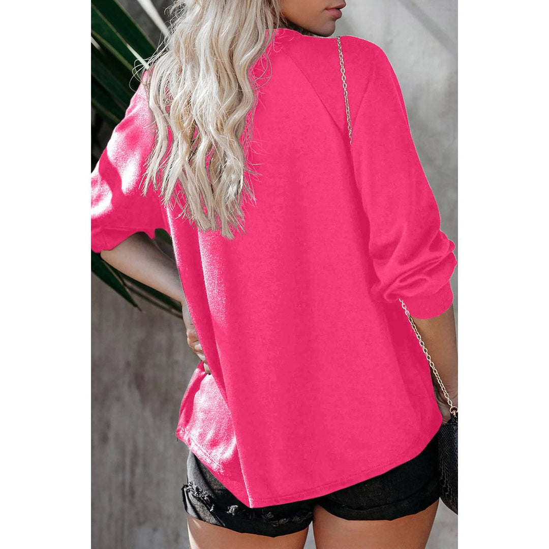 Kvinders off-shoulder sweatshirt med motiverende print Stilla