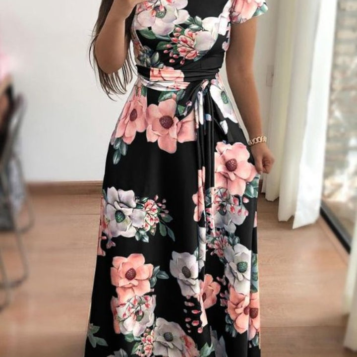 Dame Floral Tryk Maxikjole Stilla