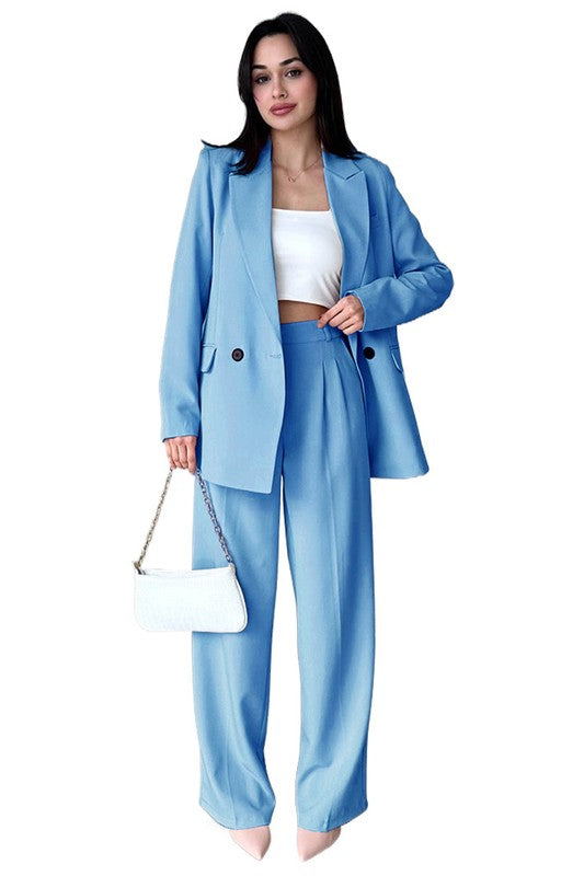 Stilla | Fashionable Blazer Suit Set Til Kvinder