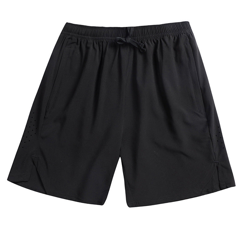 Herrer Sport shorts med sidelufteåbninger og elastisk talje Stilla