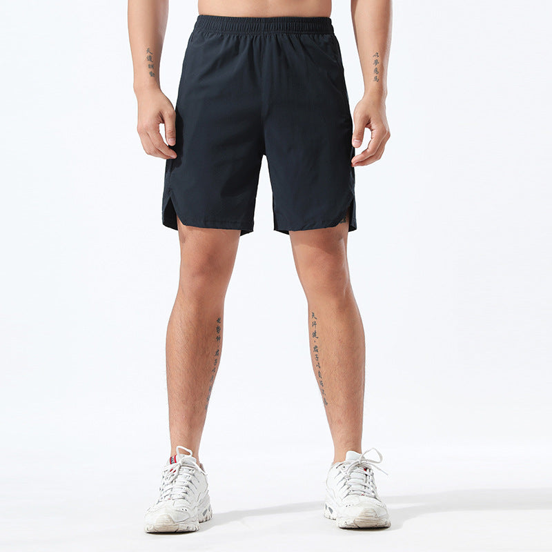 Herrer Sport shorts med sidelufteåbninger og elastisk talje Stilla