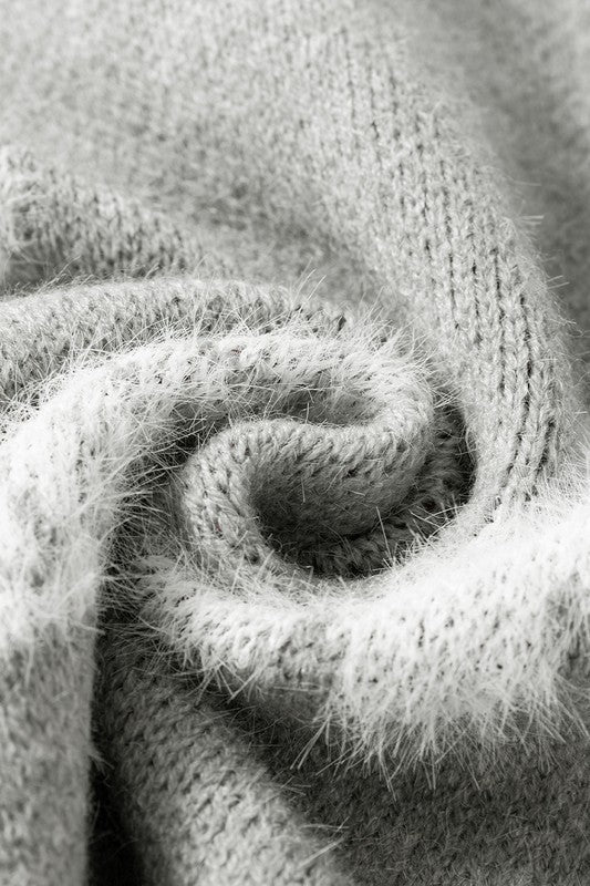Stilla | Vintage blomsterprint pullover fra 1960'erne med halvmands lynlås
