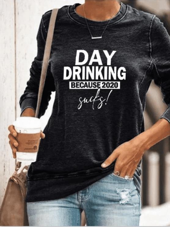 Kvinders sweatshirt med humoristisk tekst Stilla
