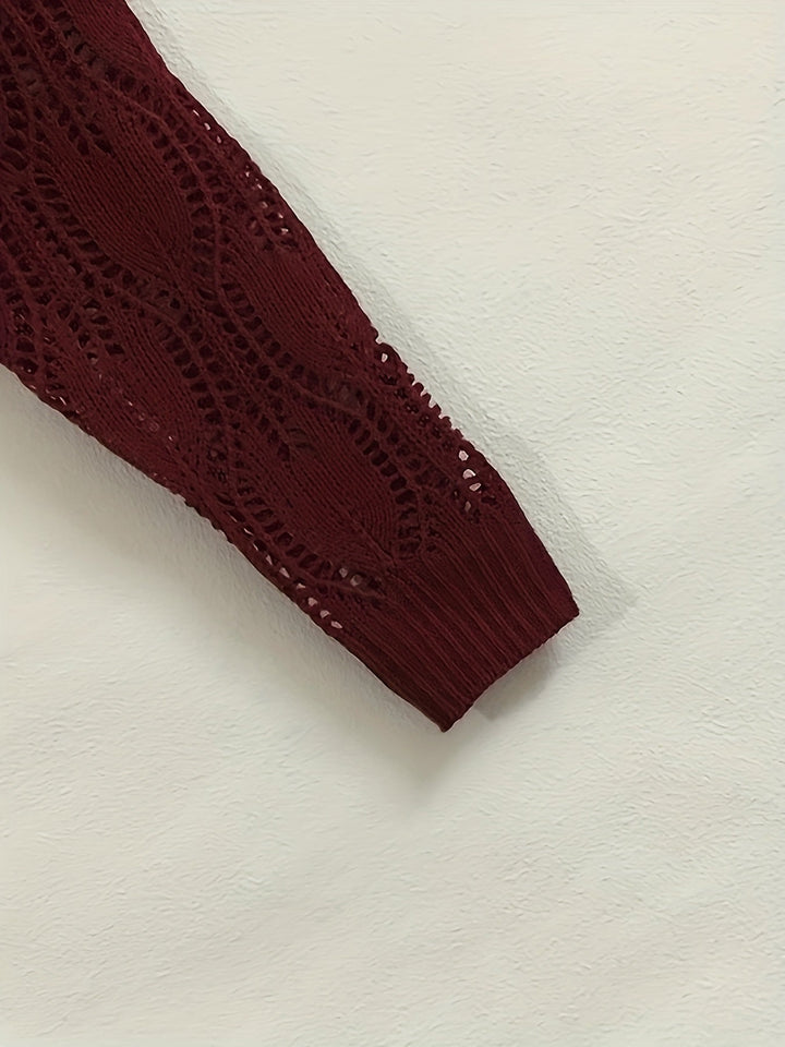 Stilla | Pullover med V-hals og åbning