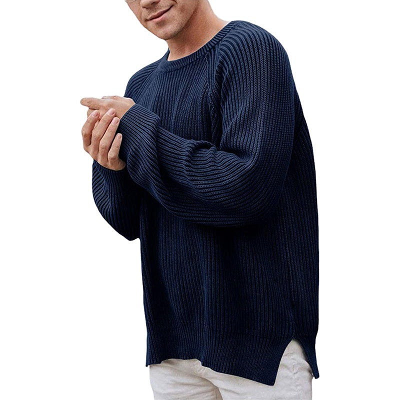 Herrer Groft strikket sweater Stilla