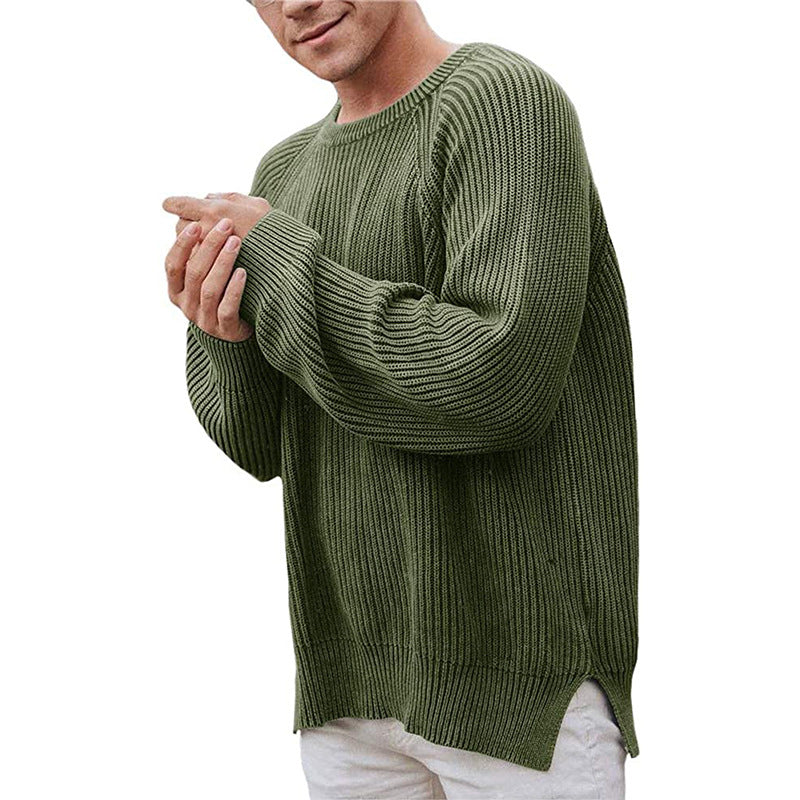 Herrer Groft strikket sweater Stilla