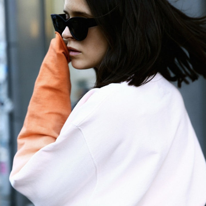 Kvinders afslappet pasform sweatshirt med gradient og afslappet stil Stilla