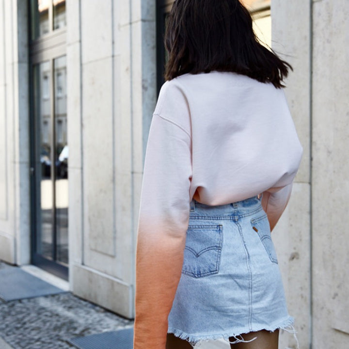 Kvinders afslappet pasform sweatshirt med gradient og afslappet stil Stilla